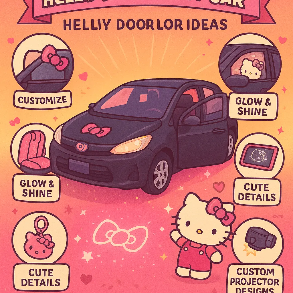 hello kitty door light - Black