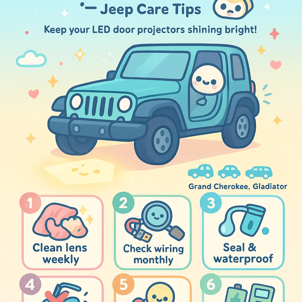 jeep door projector lights - Lights