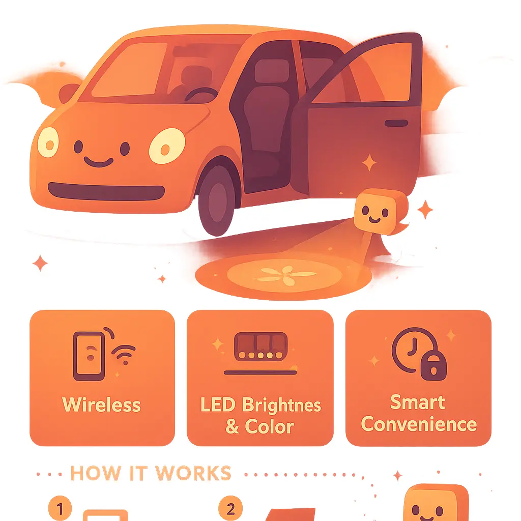 courtesy door light inside model - Projector