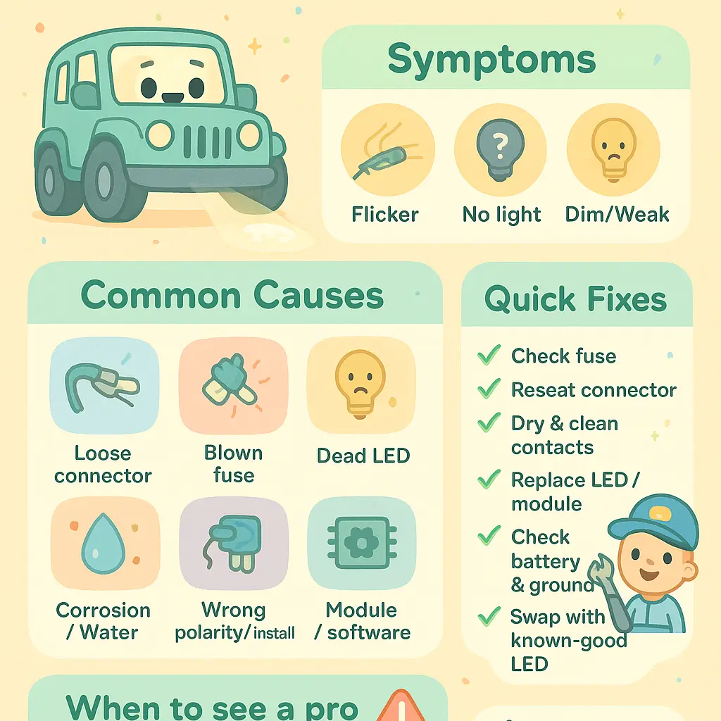 jeep door projector lights - Jeep