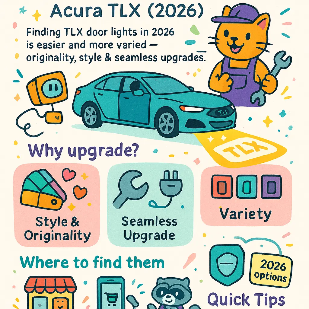 acura tlx door lights - Projectors
