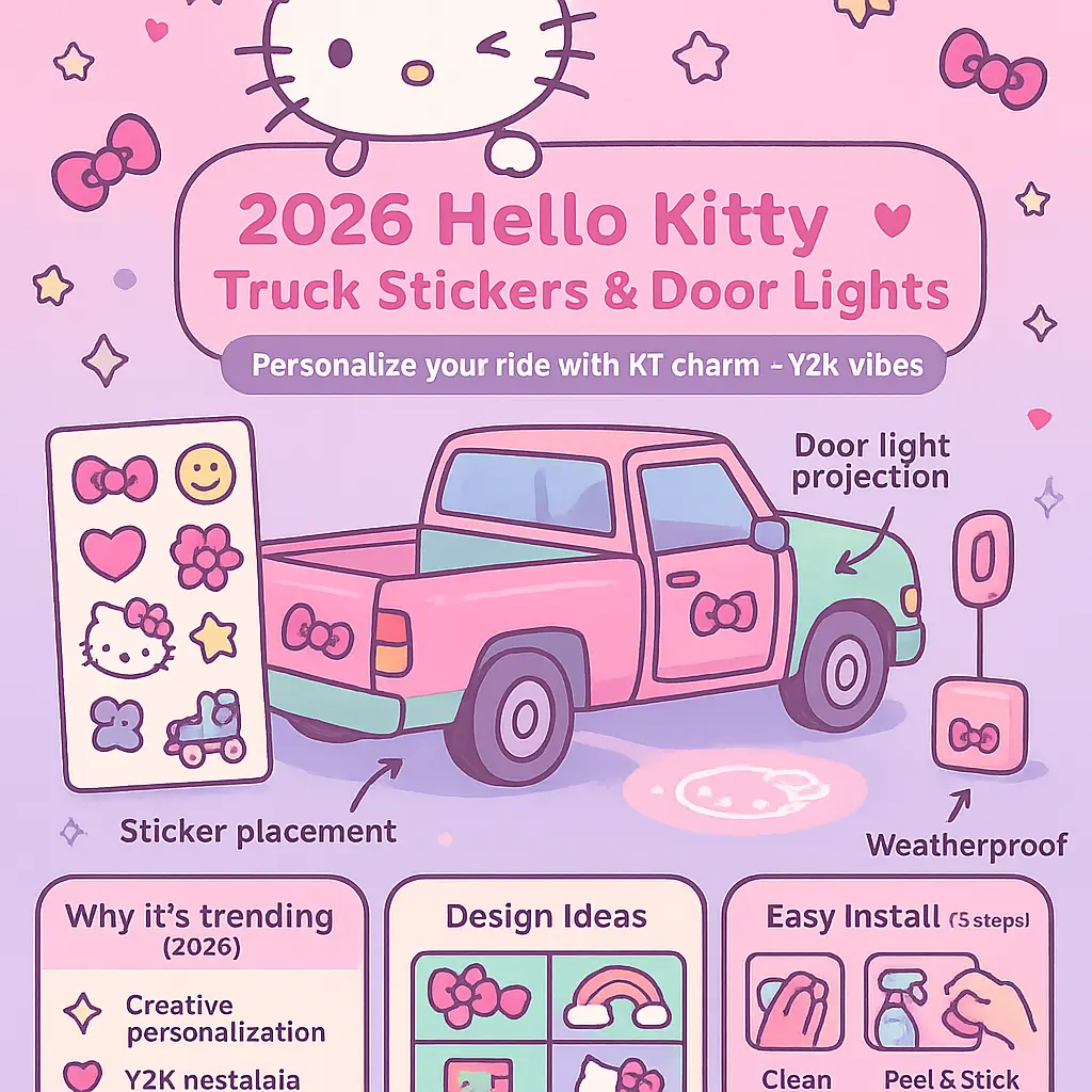 hello kitty door light - Sticker