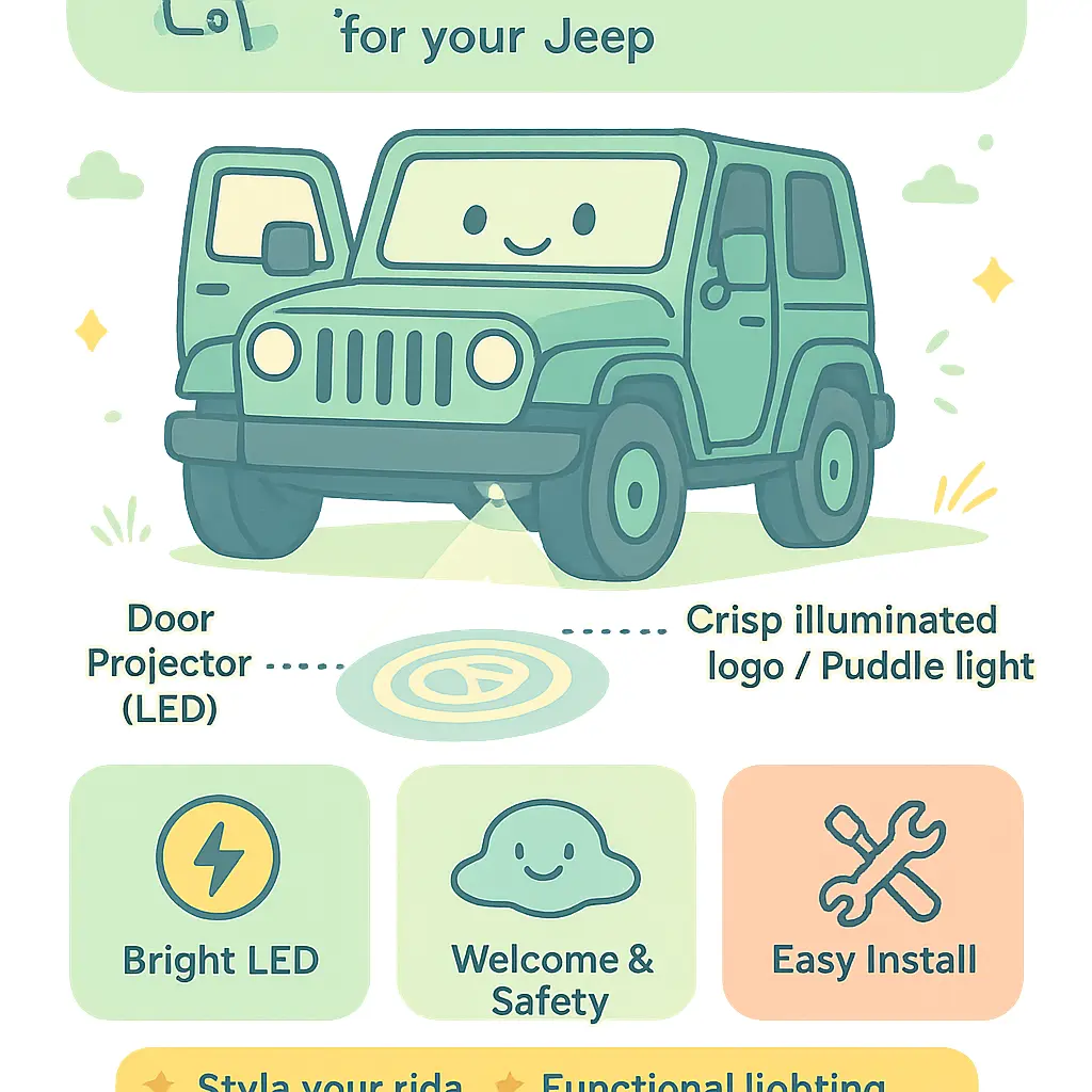 jeep door projector lights - Projector