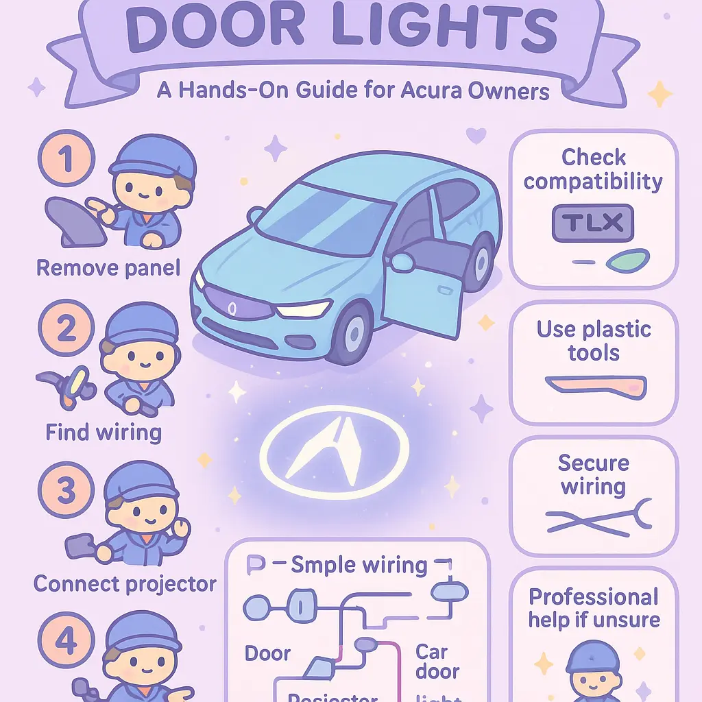 acura tlx door lights - Lights