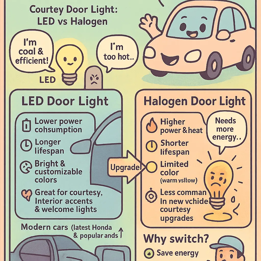 courtesy door light inside model - Wireless