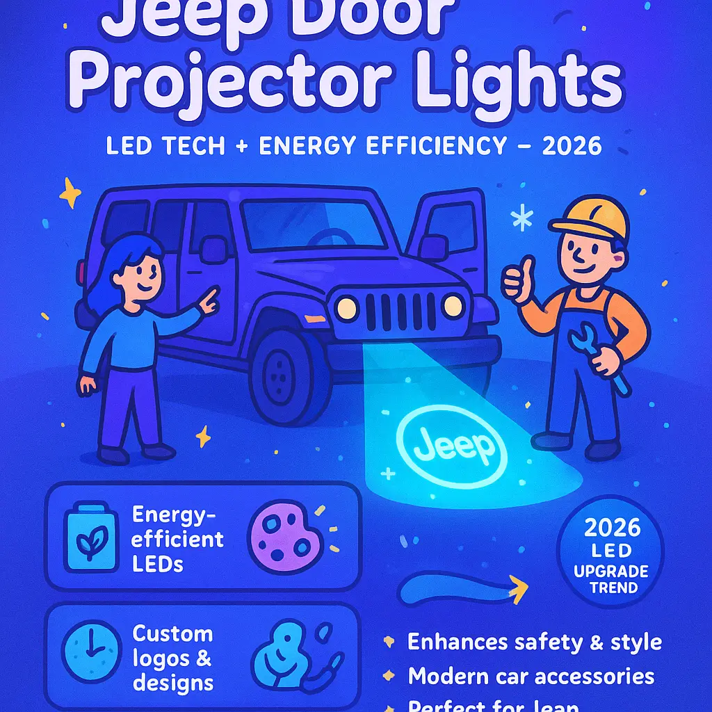 jeep door projector lights - Courtesy